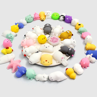 Jouets anti-stress animaux Merrycoo, jouets collants à presser, balles anti-stress mignonnes, jouets amusants pour soulager le stress, mini jouets mochi squishy