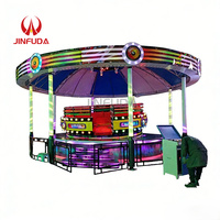 Trampolino Bungee Rotante per 20 Giocatori con Luci LED e Musica per Bambini, Attrezzatura per Parchi Divertimento Interni ed Esterni a Prezzo di Fabbrica