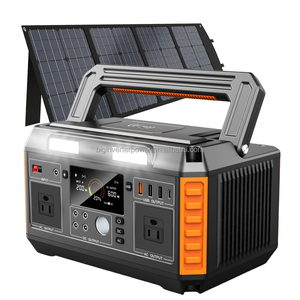 เครื่องกำเนิดไฟฟ้าพลังงานแสงอาทิตย์ 200W 300W 600W 1200W 2500W LiFePO4 สถานีไฟฟ้าพกพาสำหรับใช้งานกลางแจ้ง สำหรับตั้งแคมป์และสำรองไฟบ้าน - Product Image 1