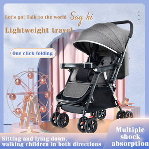 JXB CS15 Commercio All'ingrosso Tessuto di Lino Tutto Terreno Bambino Passeggino con Design pieghevole funzionale per lo Shopping & Viaggi - Product Image 4