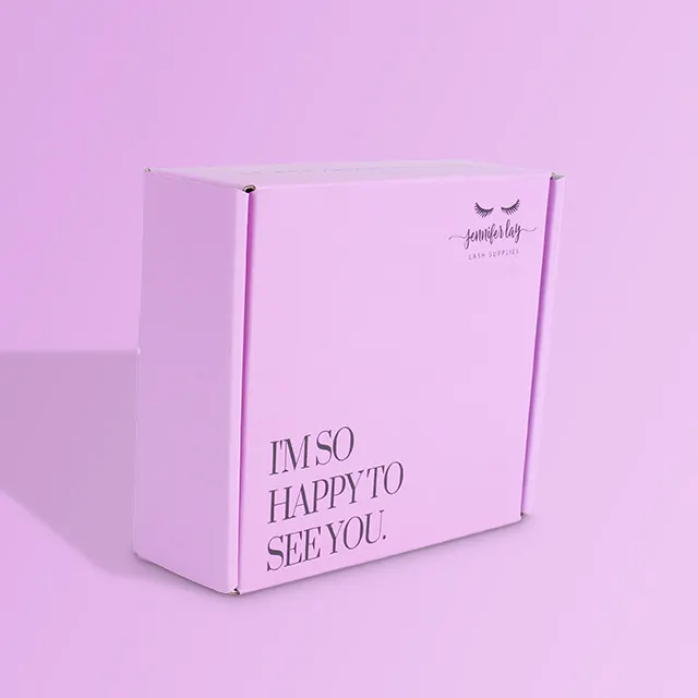 Lovely Pink Mailer Boxes For Skin Care Packaging Custom with Your Logo