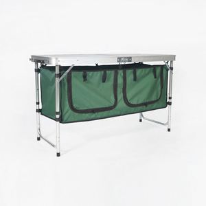 โต๊ะพับทรงสี่เหลี่ยมทันสมัยสำหรับปิกนิกกลางแจ้ง ครัวกลางแจ้ง - Product Image 3
