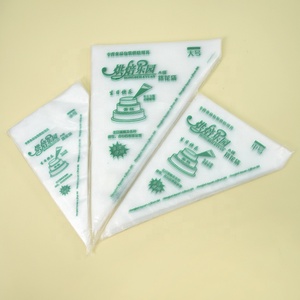 13 inç tek kullanımlık boru çanta kek dekorasyon için 100 adet pasta çanta buzlanma çanta büyük boy kapasiteli - Product Image 5