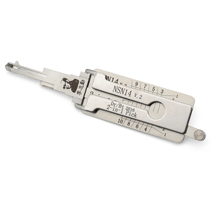 Herramienta de Cerrajería de Alta Calidad Lishi NSN14 2 en 1, Herramienta de Apertura y Decodificación Automática para Llaves de Vehículos - Product Image 3