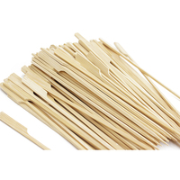 Jimao 100 brochettes jetables écologiques en bambou de qualité alimentaire, 5,9 pouces, tailles assorties, pour kebab et barbecue au charbon de bois