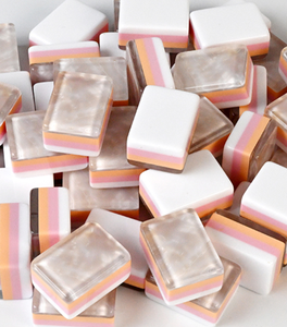 اصنع قطع الماهجونغ الخاصة بك من الأكريليك الوردي، 160 قطعة، 4 طبقات، قابلة للتخصيص بأي صورة أو عمل فني - Product Image 1