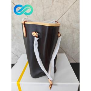 Custom Logo Zipper Closure Women City Tote Handbags Solid Color Roomy Leather Lining Luxury Large Capacity <b>Bags</b> - Product Image 2