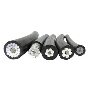 Câble aérien en aluminium isolé en PVC (câble en bouquet aérien) série JK, tension nominale 1kV/10kV, pour l'électricité - Product Image 3