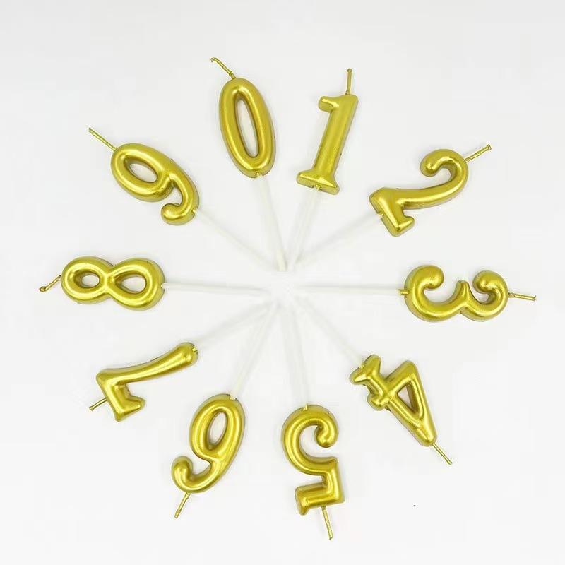 House Using Shape Colored Digital Candle Bulk Pack Paraffin Wax Numeric Alphabet Shape for ...