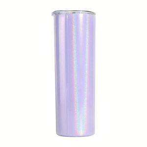 Gobelet isotherme brillant de 20 oz à base plate en acier inoxydable, tasse personnalisée par sublimation thermique - Product Image 6