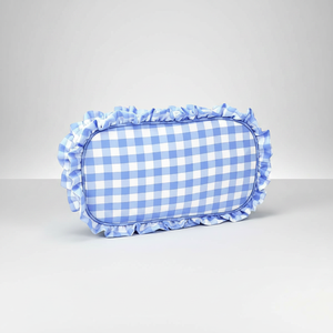 Pochette à maquillage à carreaux tendance, petite trousse de toilette à carreaux, joli cadeau pour femmes - Product Image 3