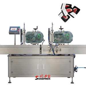 Étiqueteuse d'autocollant plat d'impression en ligne automatique de Solidpack pour le produit de sac de bouteille - Product Image 3