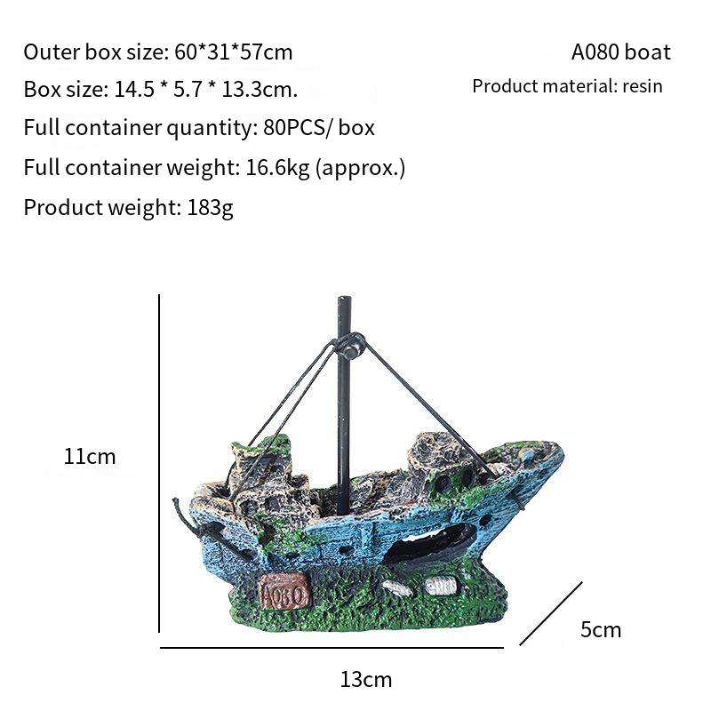 S (Blue-Shipwreck 09 small boat)