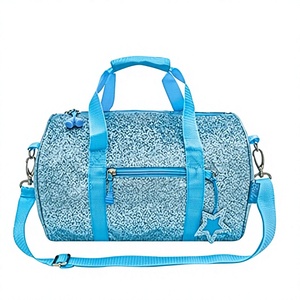 Sac de sport à paillettes en gros avec patch étoile et logo de cheerleading, fermeture éclair frontale, pour enfants, sport, voyage, équipement d'équipe de danse, cheerleading personnalisé - Product Image 5