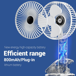 חם מוכר נטענת קירור שולחן קטן מאוורר עם קליפ <span class=keywords><strong>3</strong></span> הילוך נייד נייד תליית מאוורר אלחוטי מאוורר - Product Image 5