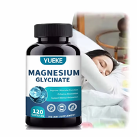 Capsules de glycinate de magnésium 500 mg en marque blanche OEM/ODM - Absorption maximale, soutien du sommeil, apaisement et relaxation musculaire