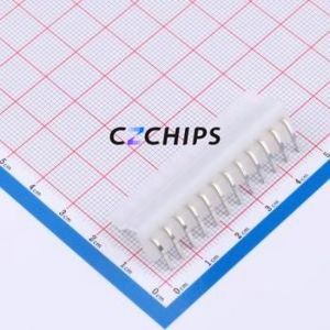 CH3.96-12P WZ Wire-to-Board Pin Header Bent Lead Through Hole,P=3.96mm Connector 1x12P 3.96mm Right Angle Insert CH - Product Image 2