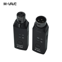 Sistem Mikrofon Nirkabel M-VAVE WP-7 2.4G 6 Saluran dengan Adaptor Mic XLR Pemancar Penerima Mikrofon Dinamis Nirkabel