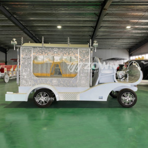 Chariot de corbillard tiré par des chevaux de qualité Design moderne cercueil funéraire chariot à chevaux chariot de corbillard tiré par des chevaux d'argent Angleterre - Product Image 5