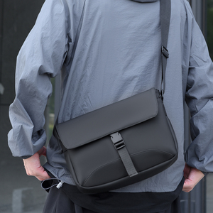 Bolso <span class=keywords><strong>Bandolera</strong></span> de Alta Calidad con Tapa Abatible, Bolso Mensajero de Lujo, Bolso Cruzado para Hombre y <span class=keywords><strong>Mujer</strong></span> con PU Impermeable - Product Image 3