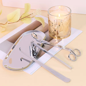 3 में 1 मोमबत्ती एक्सेसरीज़ सेट wick trmer कटर स्मूवर डिपर मोमबत्ती बनाने के लिए मोमबत्ती देखभाल उपकरण किट - Product Image 5