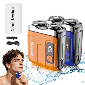0728 Type-c Rechargeable Professional Suitable Ergonomics Pocket Shaver Stainless Steel Blade <b>Mini</b> - Product Image 3