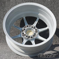 Fonyee 15 15 × 4x10 بوصة. 3 متعددة الأشكال 4 ثقوب Huecos Mag سبائك الألومنيوم عجلات سيارة ركاب السيارات Rines Jantes