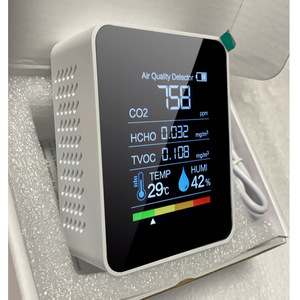 Air Quality Detector CO2 HCHO TVOC Monitor LCD Display 145x100x45mm Indoor Outdoor Use - Product Image 3