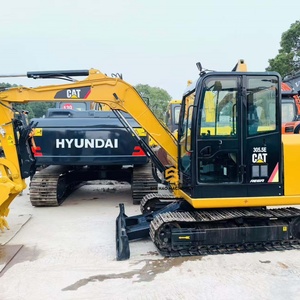 รถขุดตีนตะขาบมือสอง CAT305.5E2 ขนาด 5.5 ตัน คุณภาพสูง ผลิตในญี่ปุ่น ยี่ห้อ Caterpillar สำหรับงานก่อสร้างและวิศวกรรม ขนาด 0.22 เมตร - Product Image 2