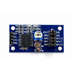 PCF8591 โมดูลบอร์ดแปลงสัญญาณ AD DA สำหรับอาร์ดูโน่ ราสเบอร์รี่ พาย - Product Image 1