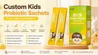 Vente en gros de bâtonnets probiotiques pour enfants Siliankang Yixiaobao 10 milliards de UFC multi-souches pour la santé intestinale des enfants, usine OEM
