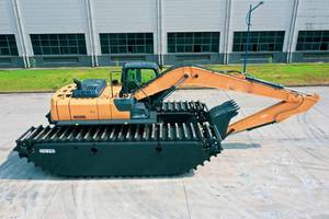 Tipo regolare escavatore idraulico anfibio XE220SL 12Ton forza di scavo 30Ton peso escavatore subacqueo in filippine - Product Image 5