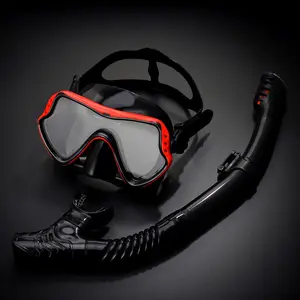 制造商热销新设计的呼吸管面罩套装防雾潜水设备