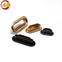 Oeillets ovales en métal, 14mm (trou) œillets argentés avec rondelles œillets ovales œillets pour bricolage sac à vêtements accessoires de couture