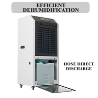 Nouveau déshumidificateur d'air ASM-C138 pour usage commercial et industriel, machine de déshumidification 138L/jour pour serre, usine, certifié CE