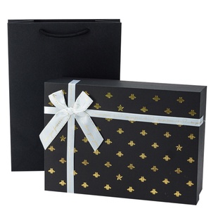 Bespoke Big <b>Black</b> Retail Products Gift <b>Box</b> Packaging with Magnetic Lid - Product Image 1