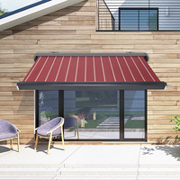 Auvent pliant en PVC, électrique, manuel, télécommande, taille personnalisée, installation pergola, alliage d'aluminium, moderne, extérieur, imperméable