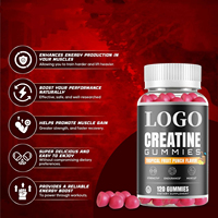 Bonbons gélifiés à la créatine monohydrate pour adultes OEM/ODM, 5 g de créatine par portion, végétarien, casher, sans gluten, sans gélatine, soutien musculaire