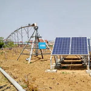 Sistema de irrigação por pivô de fazenda, máquina de irrigação