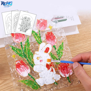 ไฟกลางคืนอะคริลิค DIY รูปดอกทิวลิปขนาดเล็ก งานแฮนด์เมด พร้อมฐานไม้ เสียบปลั๊กได้ ภาพวาดระลอกน้ำบนกระจก สำหรับเด็ก วันเกิด วันแม่ - Product Image 5