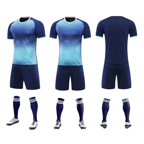 OEM Custom Soccer Wear Set Football Uniform T-shirt Full Team Kit High Quality Sublimation Soccer Jersey