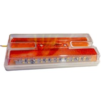 Feux latéraux LED 24V pour camions et remorques, feux d'éclairage des pneus
