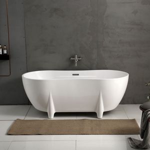 Gambe per Vasche da Bagno Autoportanti in Acrilico per Uso Interno ed Esterno, Facili da Pulire, Design Bagno che Migliora l'Umore e Concentra l'Attenzione Psicologica - Product Image 1