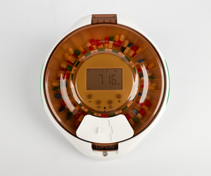 OEM Pillendose mit 28 Fächern, Alarm, Kunststoff-Pillenbox, Automatischer Pillenspender mit Schlüsselverriegelung und LCD-Display - Product Image 2