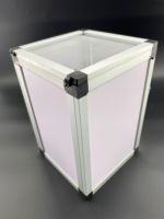 Cage en maille d'aluminium pour reptiles, cage pour caméléons et lézards, boîte d'escalade, cage pour serpents en PVC