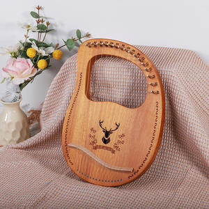 YUCI personnalisé 7 cordes 16 cordes Lyre en bois massif Instrument de musique pour débutants harpes Percussion jouets éducatifs - Product Image 4