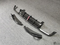 Kit de carrosserie diffuseur arrière en fibre de carbone pour BMW X3M X4M, style AE amélioré, kit de lèvre de pare-chocs arrière léger, kit de voiture personnalisé