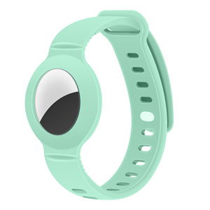 Housse pour <span class=keywords><strong>Apple</strong></span> AirTag, bracelet en silicone souple, Air Tag anti-perte, étui de protection, coque, tracker pour enfants, localisateur, bracelet de montre - Product Image 3