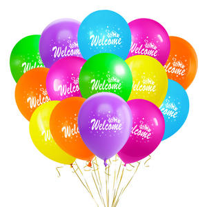 Renkli Hoş Geldiniz Evde Balonu Hoş Geldiniz Evde Lateks Balon Desteği Özel Hoş Geldiniz Evde Parti Malzemeleri Hoş Geldiniz Evde Parti Süsleri - Product Image 1