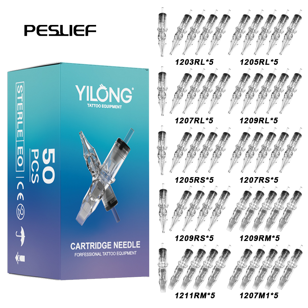 50 pcs assorted tattoo needles